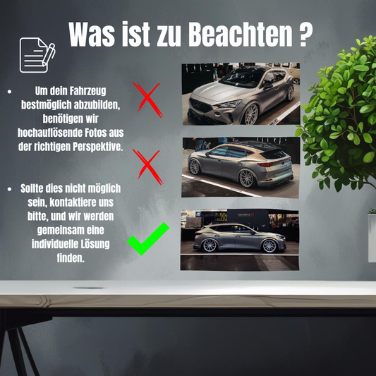 Personalisierte Auto Figur