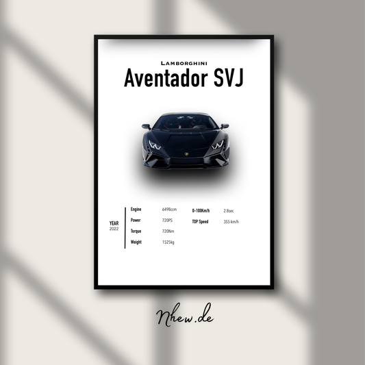 Lambo Aventador SVJ 2022