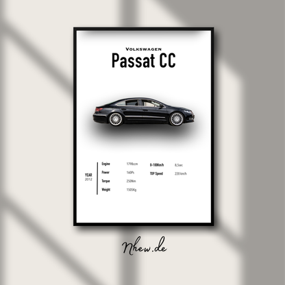Personalisiertes Auto Poster