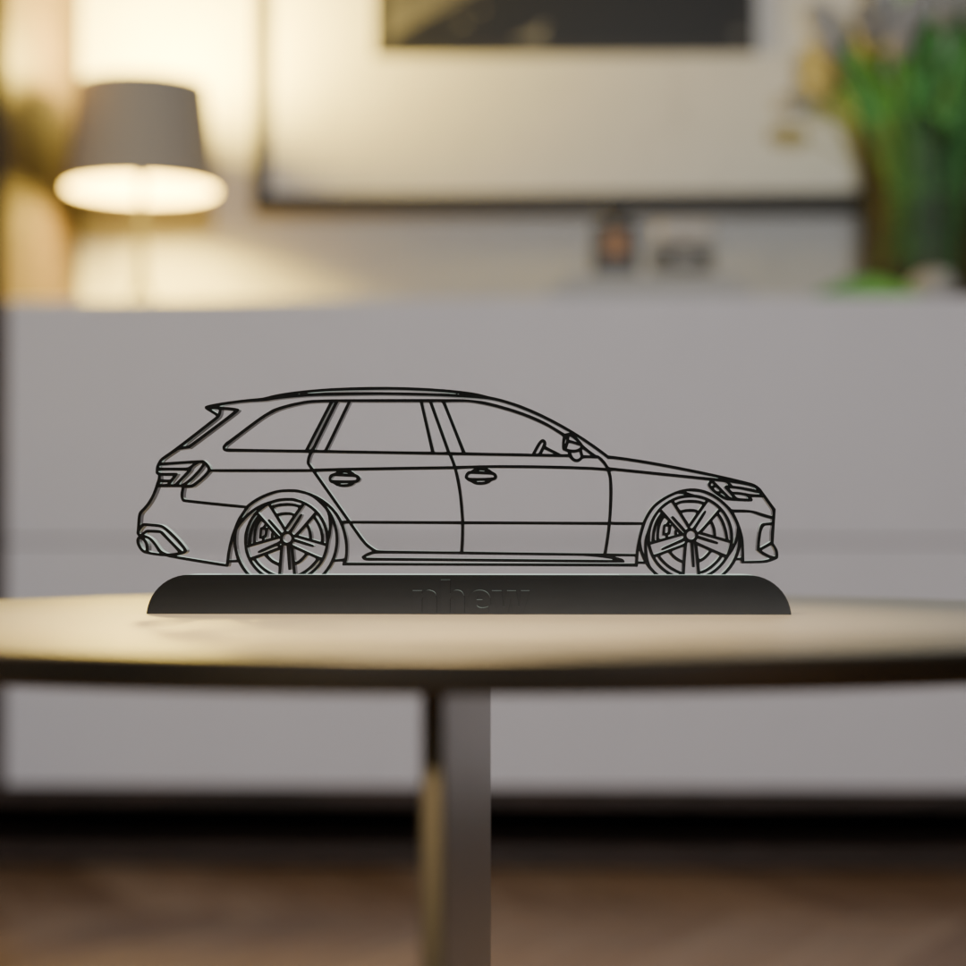 Audi RS4 B9 car figure