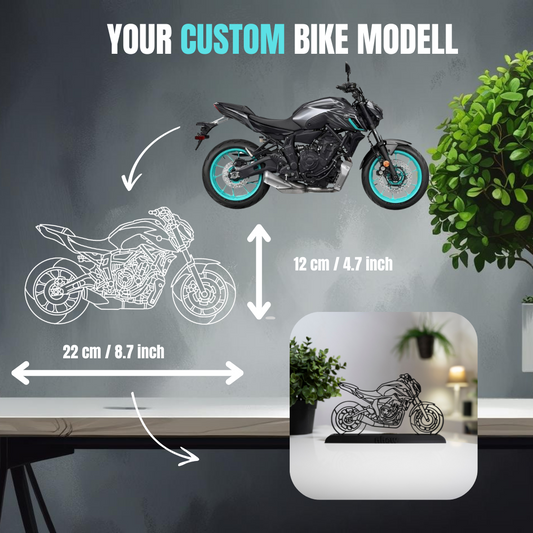Personalized motorcycle figure