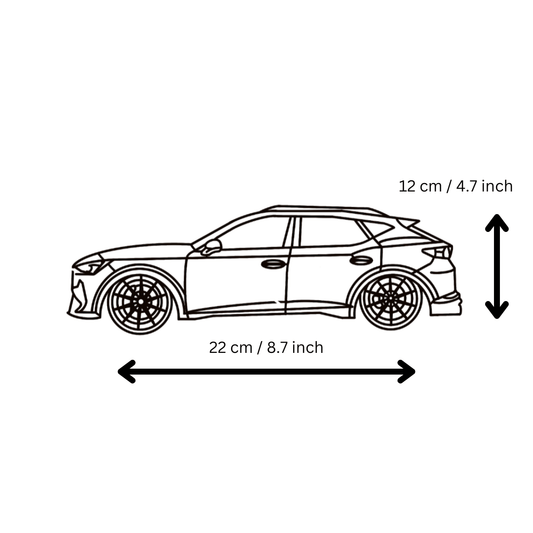 Personalisierte Auto Figur