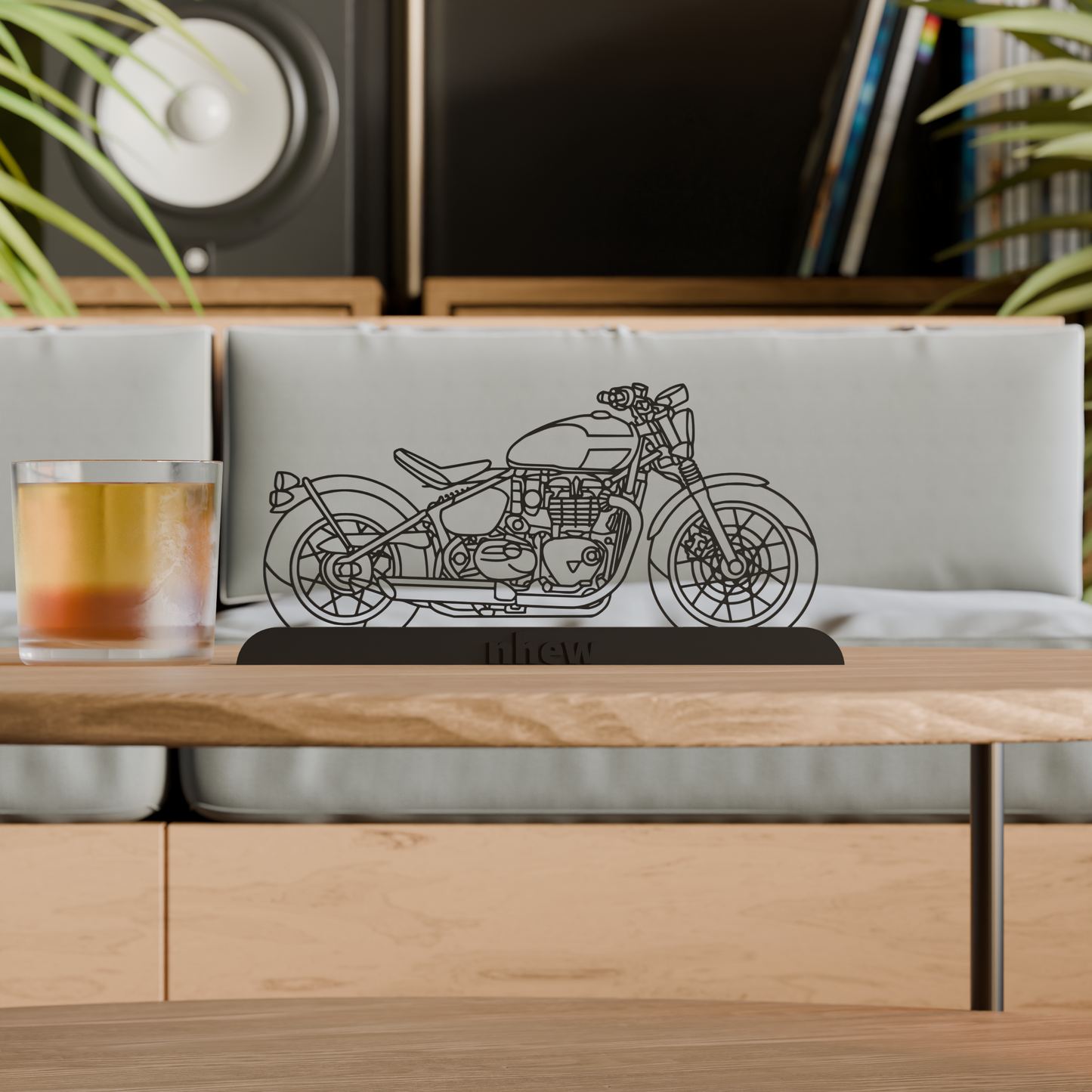 Bonneville Bobber 1200 2017-2020 stl (Weiß)